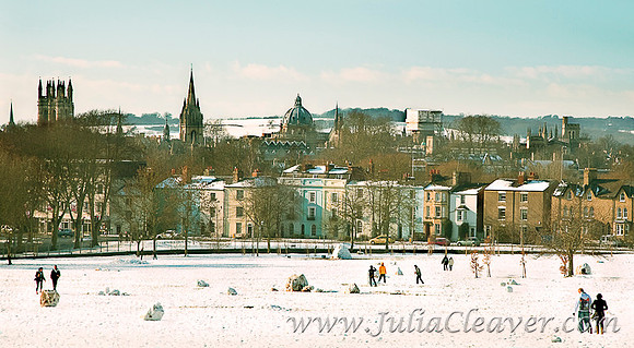 Oxford Snow Scene